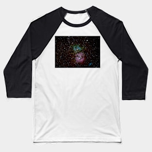 The Trifid Nebula Baseball T-Shirt